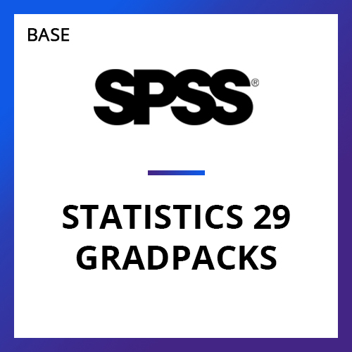 IBM® SPSS® Statistics Base GradPack 29 for Windows and Mac (12-Months Rental)