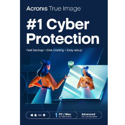 Acronis True Image Advanced Subscription 1 Computer + 500 GB Acronis Cloud Storage - 1 year Subscription ESD