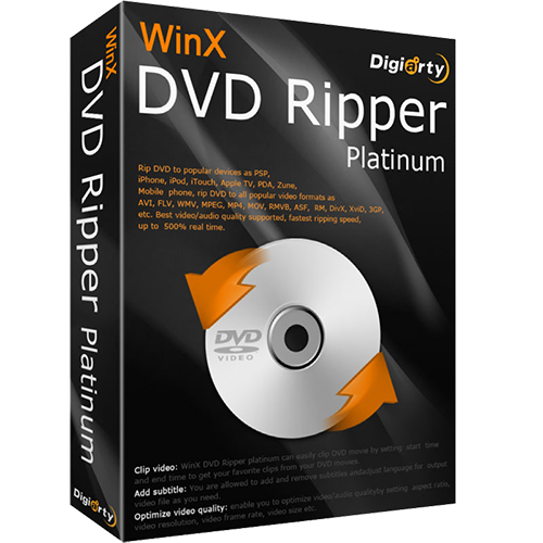 Grifo Hacer la vida pubertad WinX DVD Ripper Platinum for Windows (Lifetime Version) | Farmingdale State  College | Academic Software Discounts