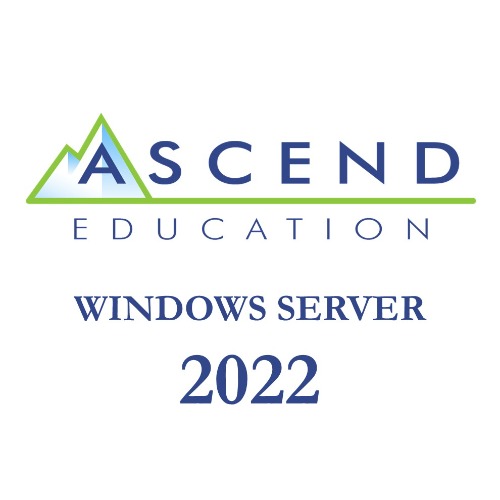 Ascend Training Series: Windows Server 2022 Admin  (English) - (12-Mo Subscription)