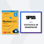 IBM® SPSS® Statistics GradPack 29 + Norton 360 Deluxe - Bundle - Imagen de producto pequeño