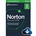 Norton Secure VPN (1 year, 1 device) - 조그만 제품 이미지