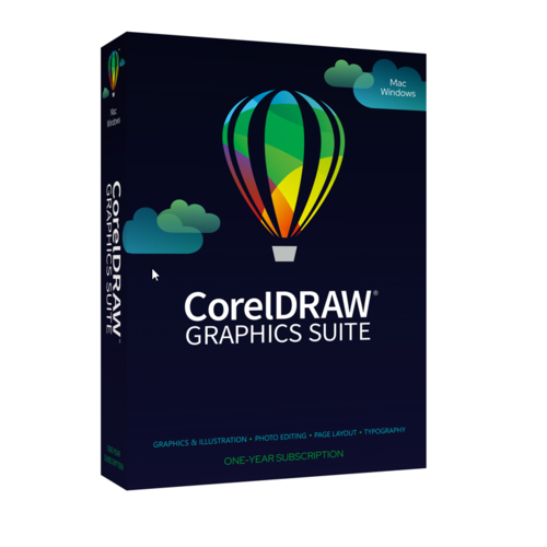 CorelDRAW Graphics Suite Education for Windows (12-Month Subscription)