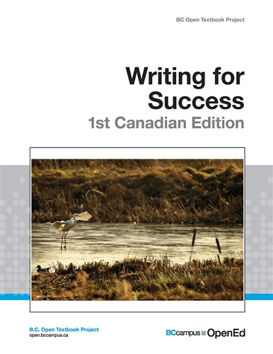 BC Campus - Writing for Success, 1st Canadian Edition