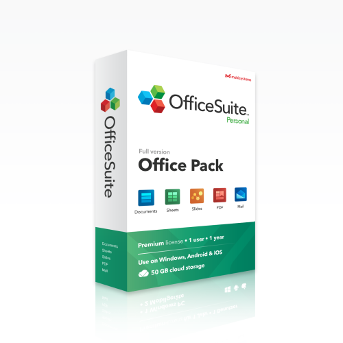 OfficeSuite Personal (1 Year license - 1PC and 2 Mobile devices)