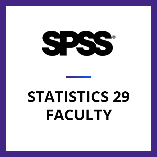 IBM® SPSS® Statistics Faculty Pack 29 for Windows and Mac (12-Months Rental)